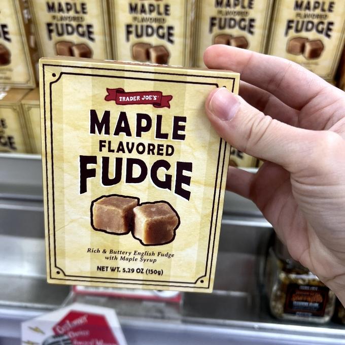 maple flavored fudge