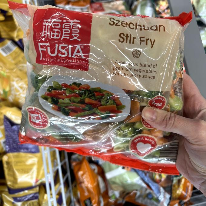 fuchsia szechuan stir fry