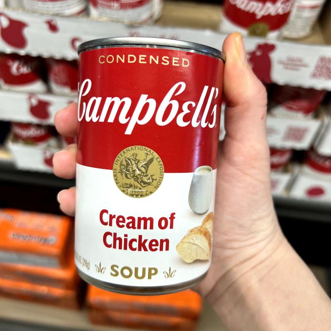 campbell’s cream of chicken soup