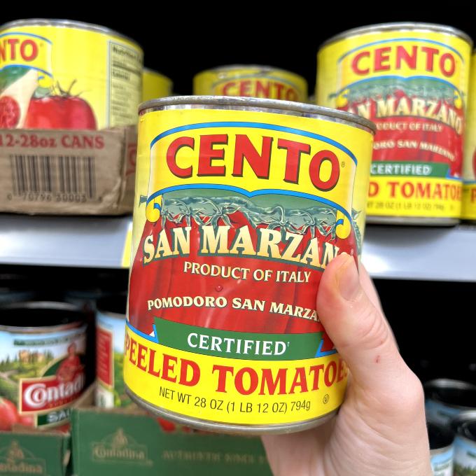 cento san marzano peeled tomatoes