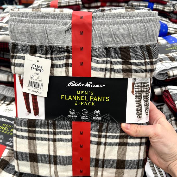 eddie bauer men’s flannel pants