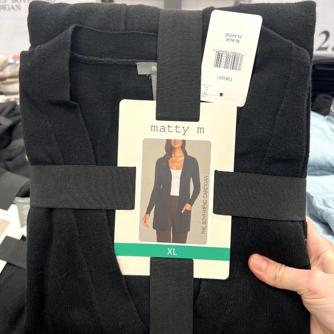matty m ladies’ boyfriend cardigan