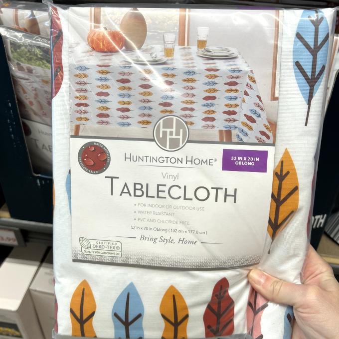 fall leaves vinyl tablecloth