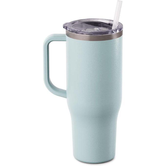 Simple Modern 30 fl oz Insulated Stainless Steel Trek Tumbler with Straw Lid|Seaglass Sage