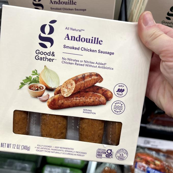andouille smoked chicken sausage