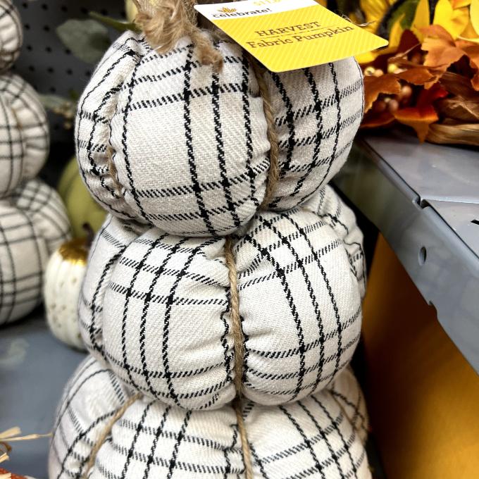 harvest fabric pumpkin indoor decoration