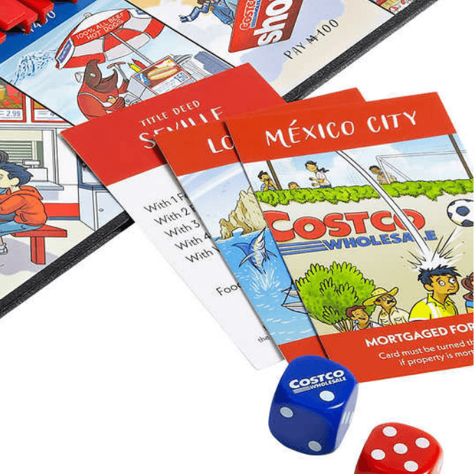 world locations on costco monopoly tokens