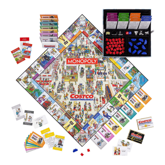 oversized costco monopoly game board