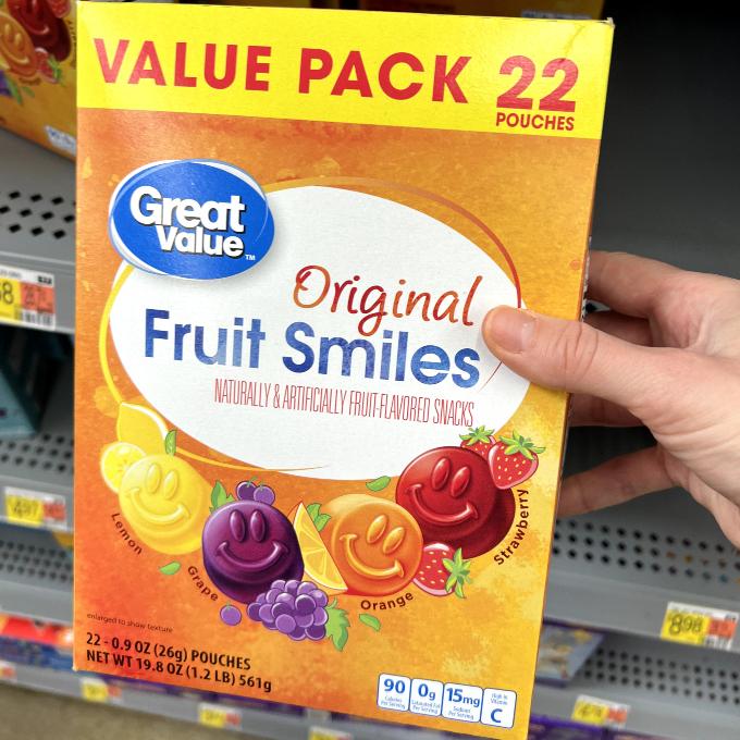 fruit smiles fruit snacks