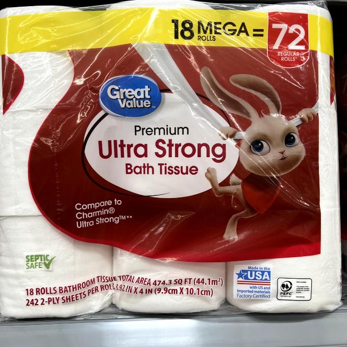 premium ultra strong bath tissue
