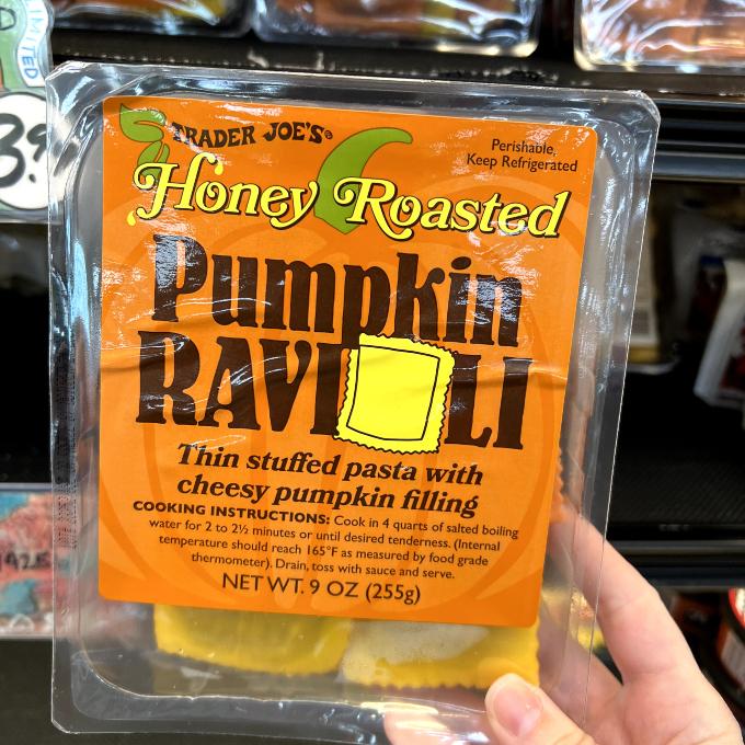 honey roasted pumpkin ravioli
