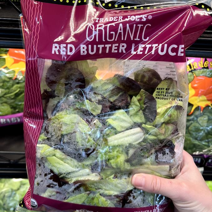 organic red butter lettuce