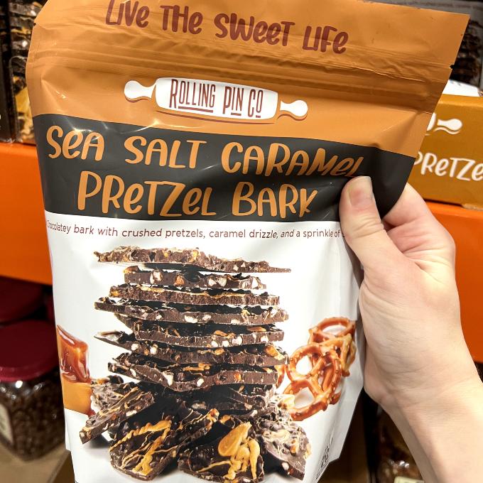 rolling pin co. caramel pretzel bark