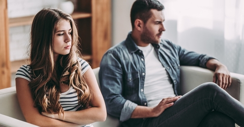 a couple going through divorce