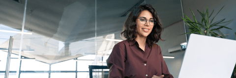 person banking on laptop