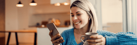 person on smartphone