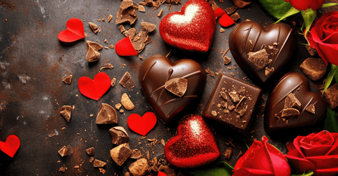 Valentine's roses, chocolates, hearts (1)