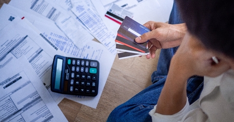 stressed about credit card debt