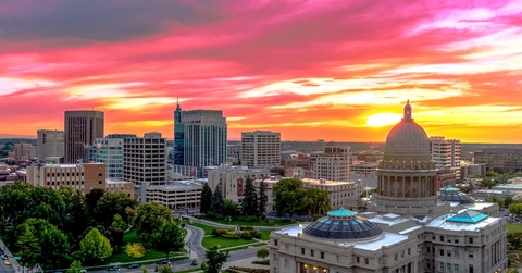 Boise Idaho - Capital of the Gem State sky 