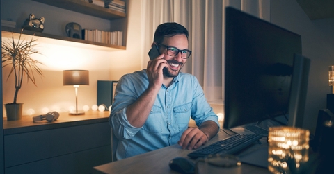 working remotely from home