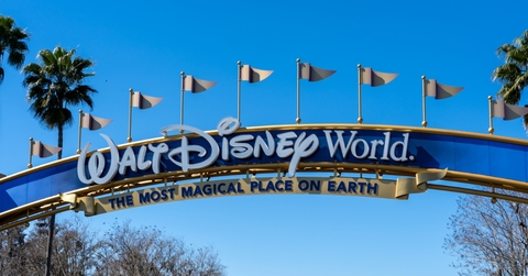 entrance gate of disney world florida