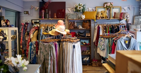 thrift store selling used clothes