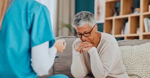 anxious and worried about health