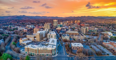 asheville north carolina skyline