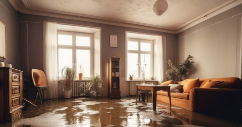 flooded apartment