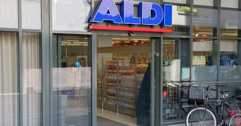 aldi supermarket at amsterdam