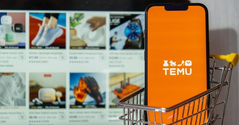 temu app icon in screen