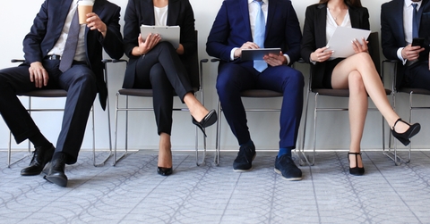 waiting for job interview