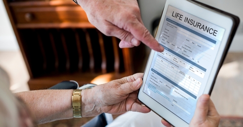 reading life insurance form