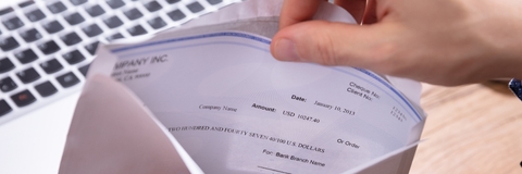 removing paycheck from the envelope