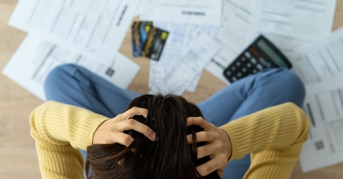 Stress about credit card debt