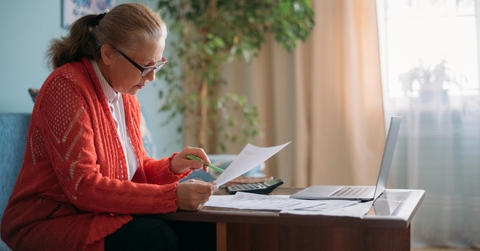 elderly working pensioner 