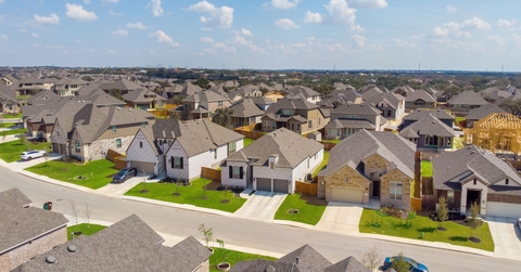 Happy neighborhood in Texas