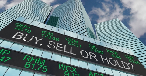 buy sell or hold stock ticker