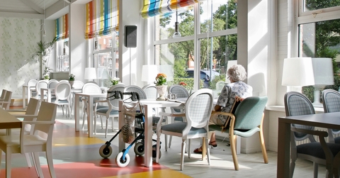 cafe in elderly house