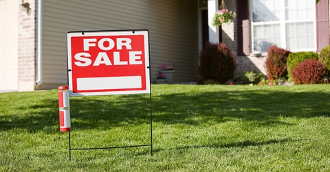 sign in front of home