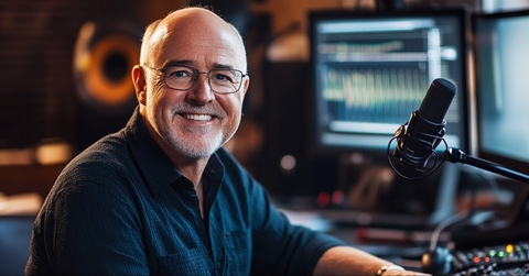 Dave Ramsey in Podcast Studio