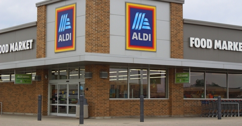 ALDI store front supermarket