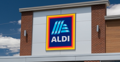 Aldi Supermarket and Trademark Logo 