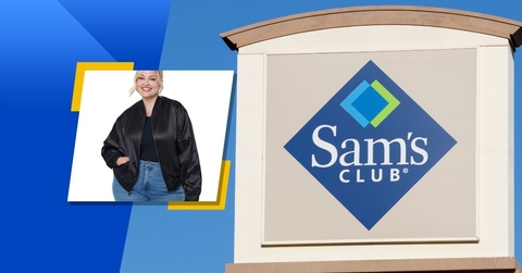 Sam's club featured product and logo