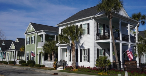 row of house suburban