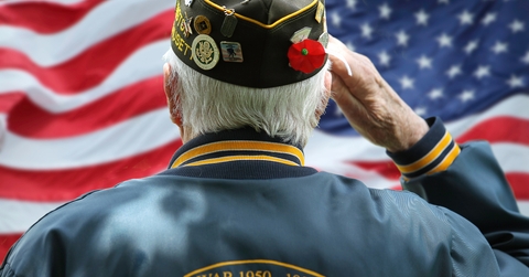 veterans saluting