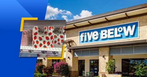 five below exterior store and random items 