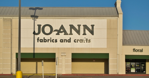 joann fabrics and crafts retail business storefront