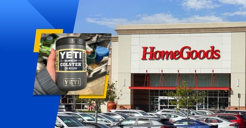 A HomeGoods storefront