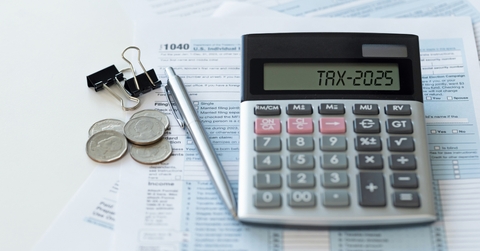 Word Tax 2025 on the calculator